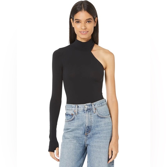 Commando Tops Nwt Commando Ballet Body One Shoulder Turtleneck